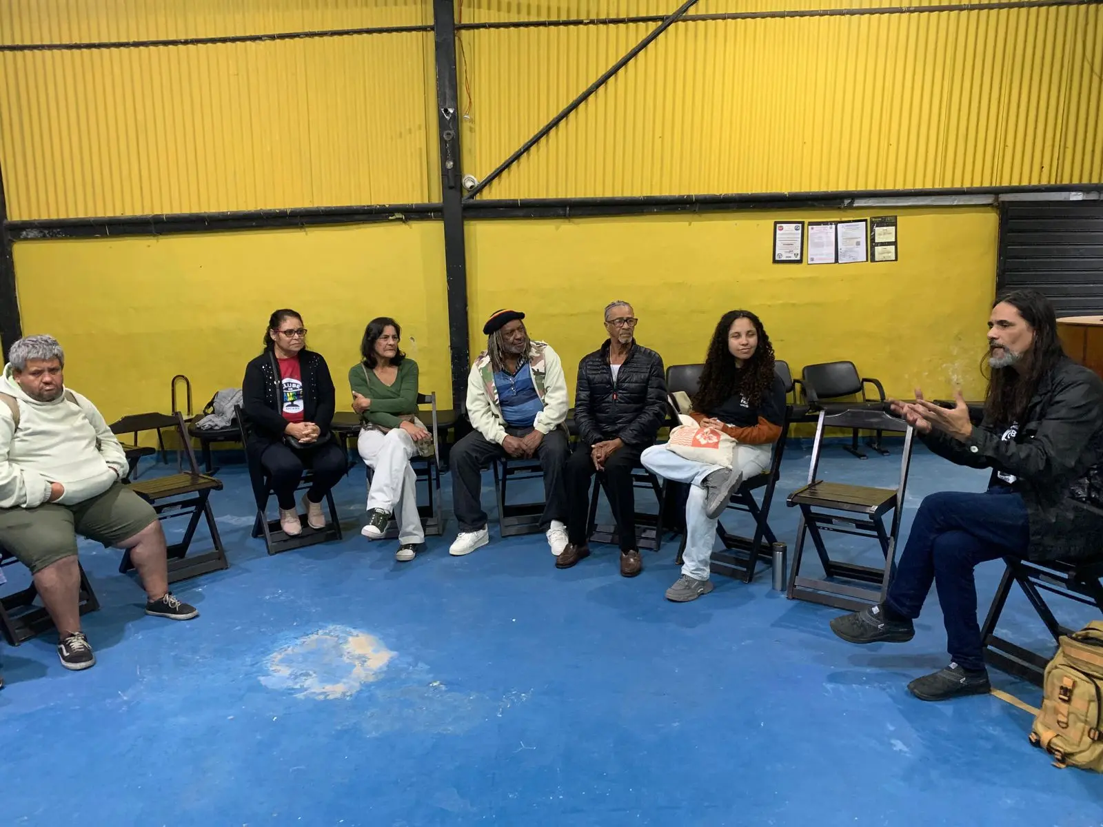 Roda de conversa.